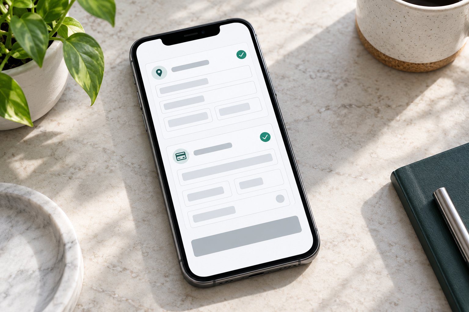Mobile checkout form filled by Safari autofill with the place order button still disabled